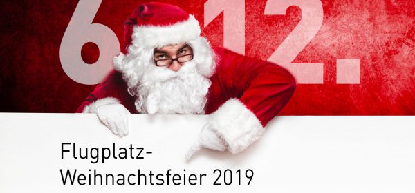 Weichnachtsfeier am Flugplatz